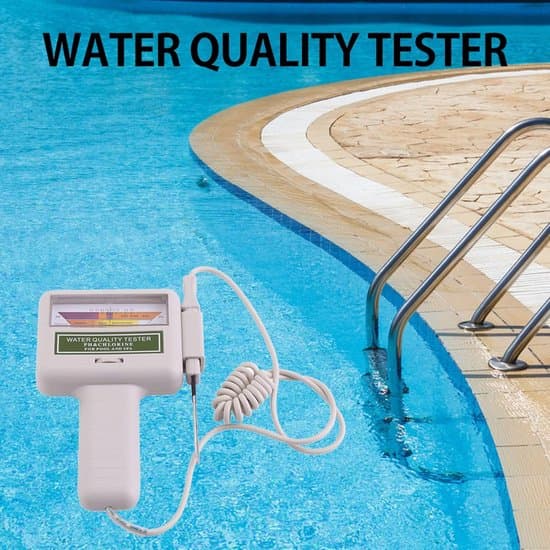 Vattenkvalitetstestare, automatisk pH- och restklorpooltestkit och analysator.