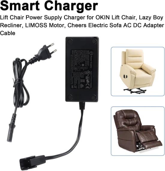29V Universaloplader til elektrisk lænestol og sovesofa