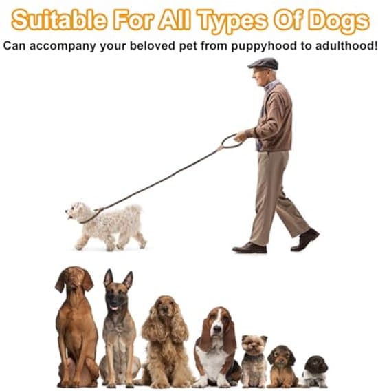 Hundkoppel - infällbart dragstopp - 180 cm långt