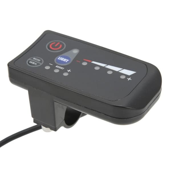 Elcykel effektmåler, vandtæt interface, ABS-hus - sort