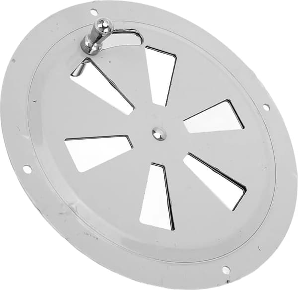Cirkulær ventilationshætte, 316 rustfrit stål kabineventilationspanel, velegnet til skibe og yachter.