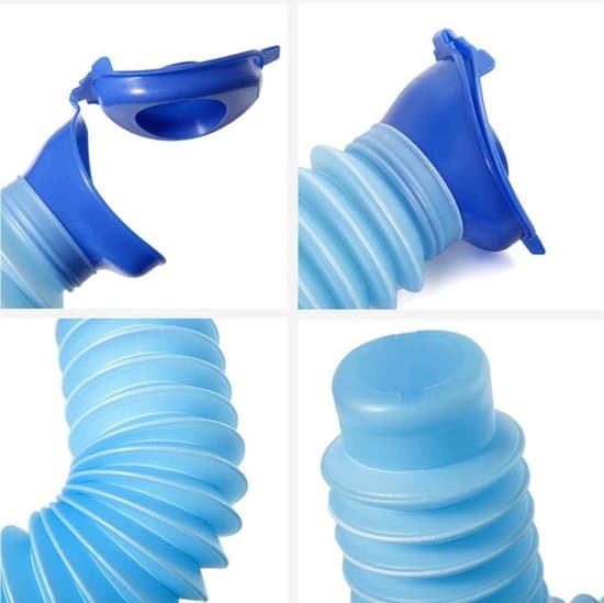 Herrurinal - Med lock - Urinflaska - Urinal - 750ml - Vikbar - 2-pack - Nödvändig!
