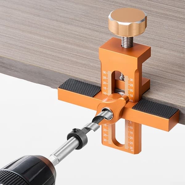 1-delt justerbar skabslågepositioneringsinstallationsclips orange