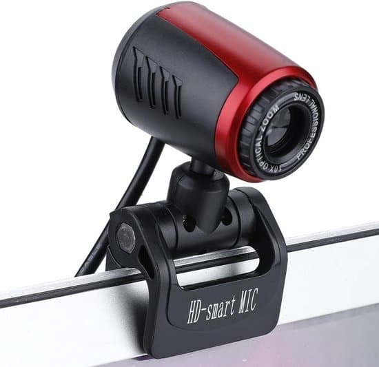 USB-webcam med mikrofon - HD-webcam med 360° rotation og autofokus