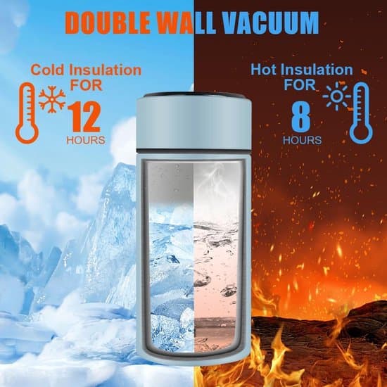 500 ml Smart Termoflaske i Rustfrit Stål med LED Temperaturdisplay (Blå)