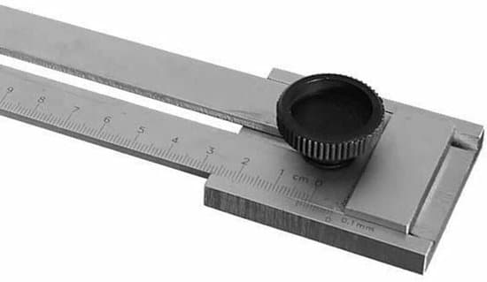 Markeringsskabelon i rustfrit stål - Tømrerarbejde - 200 mm