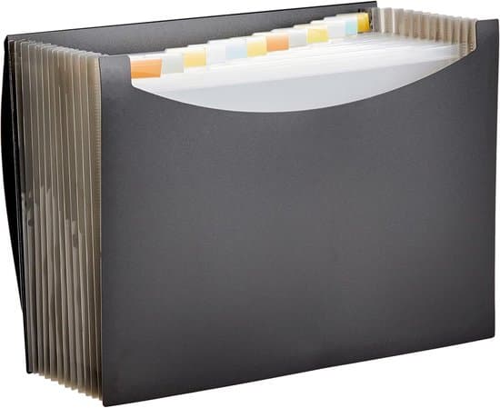 A4 dokumentmapp, fackmapp, svart