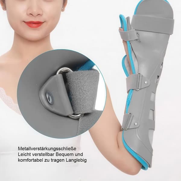 Handledsstöd, justerbar åtdragning, unisex, grå, högerhänt stil