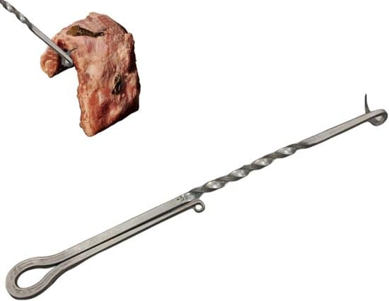 Vendbar kødkrog - Rustfrit stål - 35 cm