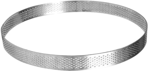 Utskurna kakringar - 3-pack - Utskurna kakringar - Rostfritt stål - Diameter 20 cm - Höjd 2 cm - Silver