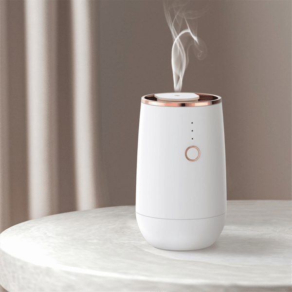 Vit vattenfri diffusor för eteriska oljor