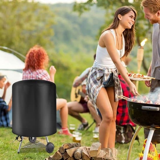 75x70cm Universal Rund Vandtæt/UV-resistent BBQ Grillovertræk