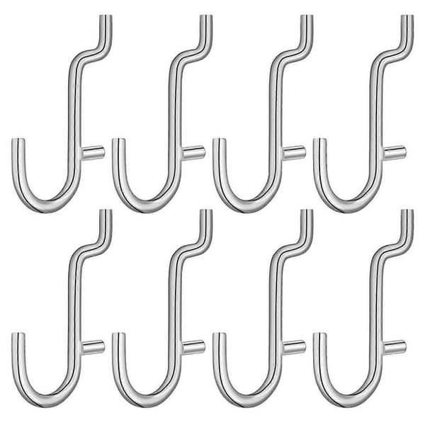 20-pack, förvaringskrokar, spikbrädekrokar, U-formade krokar
