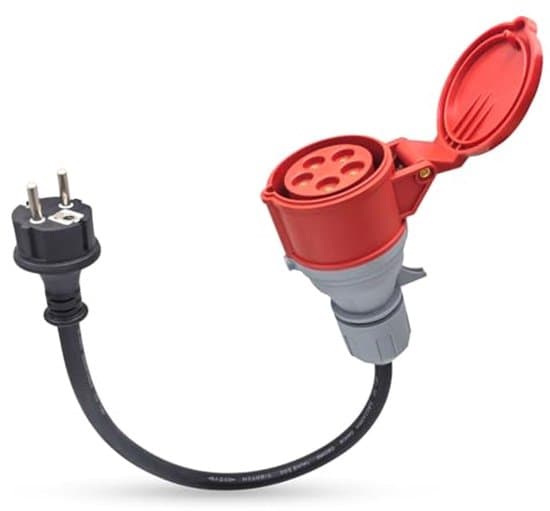 16A CEE 5-polet adapter til elbiler - EV-oplader