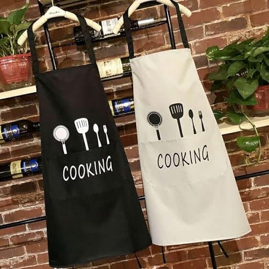 2-pack Unisex Vattentäta Köksförkläden, Justerbart Kock- och Grillförkläde