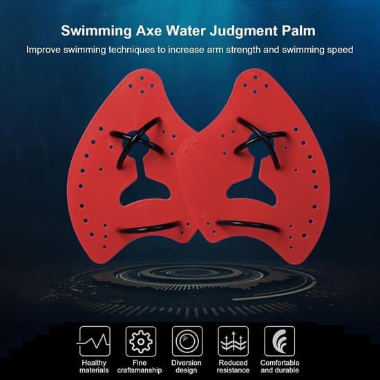 Svømmefinner - Paddleboard - Styrketræning - Ergonomisk design - Størrelser XS til L - Sort