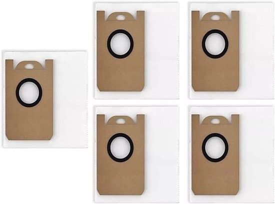 Ersättningsdammpåsar för robotdammsugare (5-pack) - för Max Plus-modeller