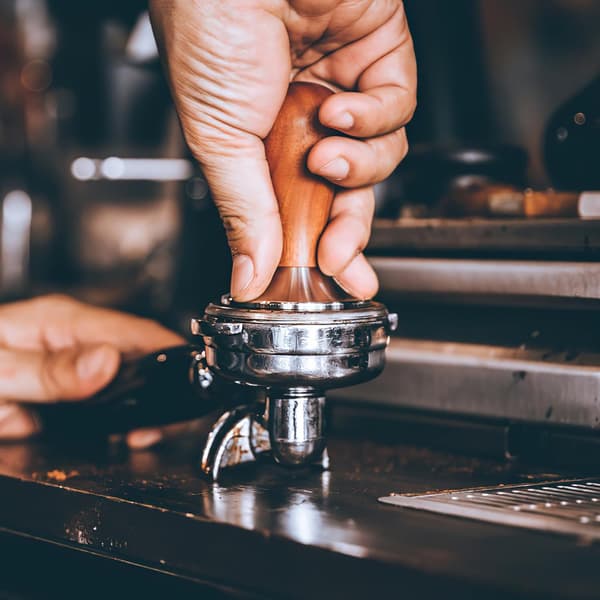 51 mm kaffetamper - med tampermatta