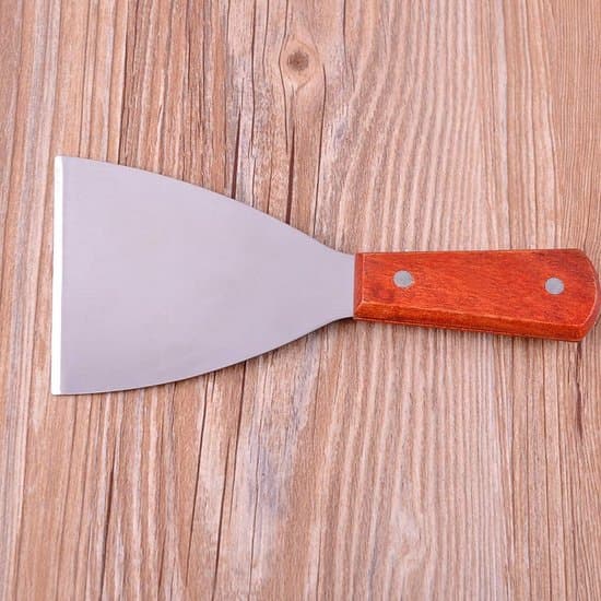 Kökskrapa - Skrapa - Vinklad stekspade i rostfritt stål - 2-pack