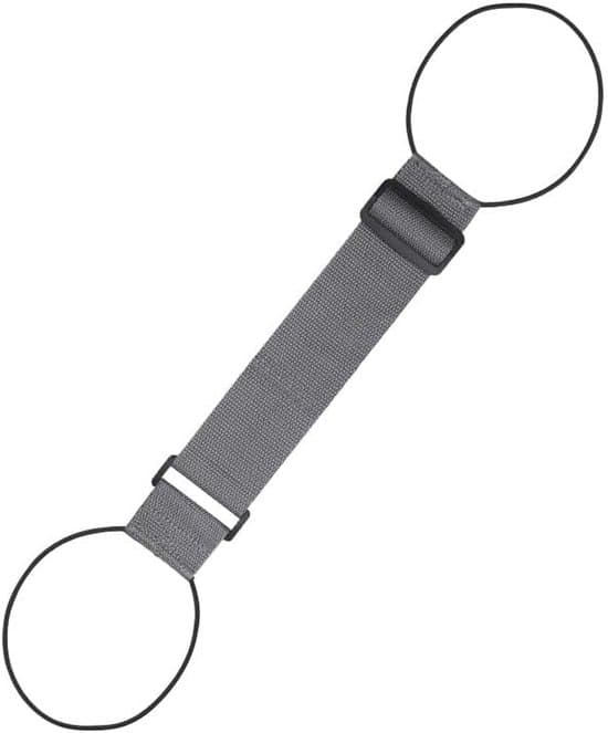 Elastiske bagagestropper - Elastiske bagagestropper med justerbare spænder til sikring og ophængning af bagage (grå)