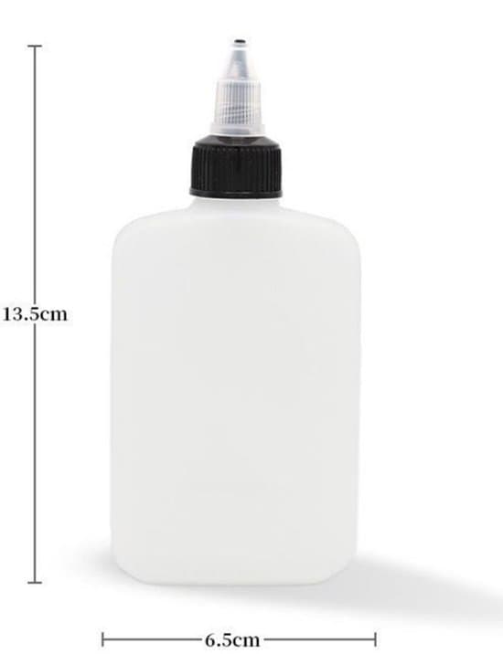 Klämflaskor, Dispenseringsflaska, Såsflaska, Klämflaska, såsflaskor, Garneringsflaska, Vit, Plastflaskor med lock (120 ml), 2 stycken