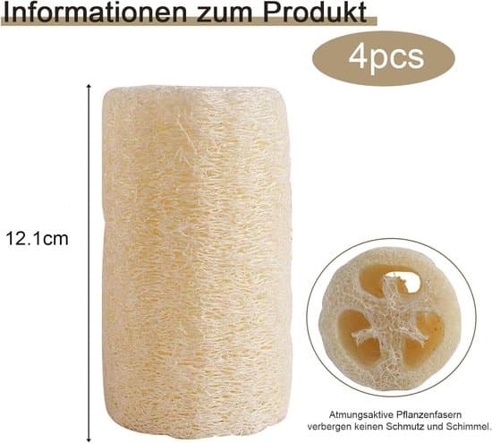 Luuffasieni - Luonnollinen - 5 kappaletta - 10 cm