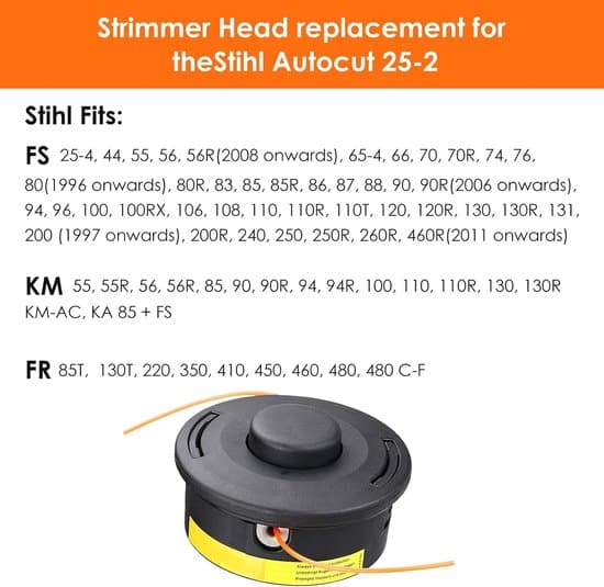 2 kpl Stihl Autocut 25-2 -leikkuripäitä