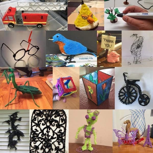 Professionel 3D-printpen med OLED-skærm