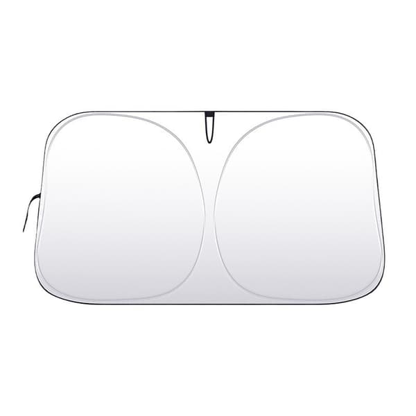 2-pak foldbare solskærme til bilens forrude (145x80cm)