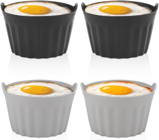 4-delt silikone non-stick muffin- og airfryer cupcakeform sæt