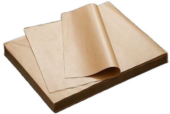 100 ark ubleget non-stick bagepapir, 30x20 cm, til airfryere