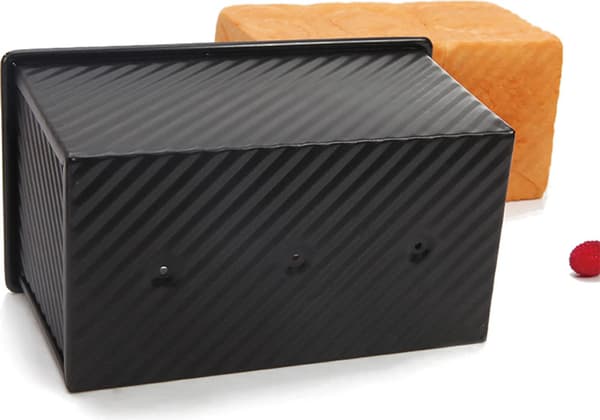Dej toastbrød bageform, wienerbrød kage brød bageform med låg - sort