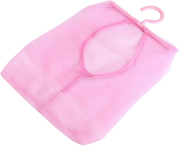 Netopbevaringspose med kroge - Pink