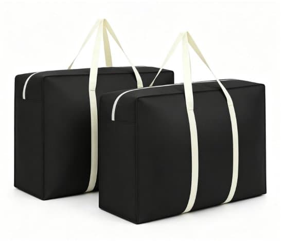 2-pack 70x25x50cm Vattentäta Flytt-/Förvaringsväskor - Blå