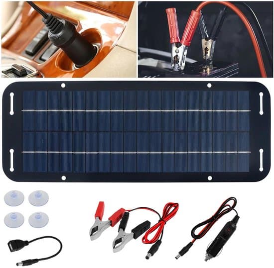 Sammenfoldelige solpaneler, 18V, IP65, USB, til biler/autocampere/både