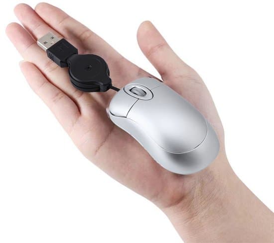 Mini optisk USB-mus med rullehjul til pc og bærbar computer (lilla)