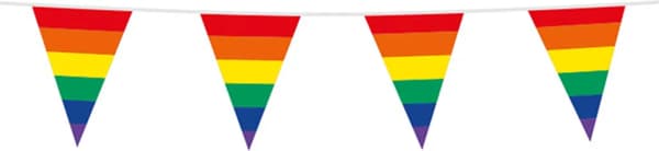 10-meter regnbue vimpelbanner