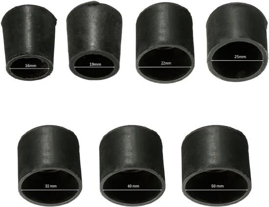 Gummikapper til stole- og bordben (16 mm)