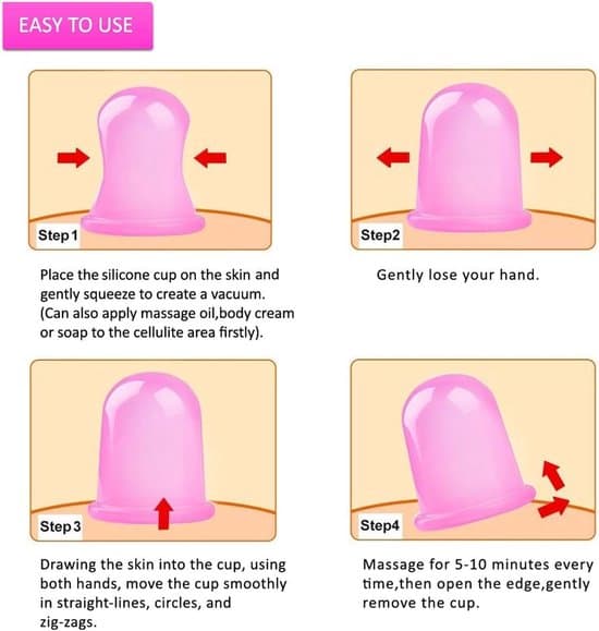 7-delt helkrops cellulite vakuum silikone cupping terapi sæt til massage