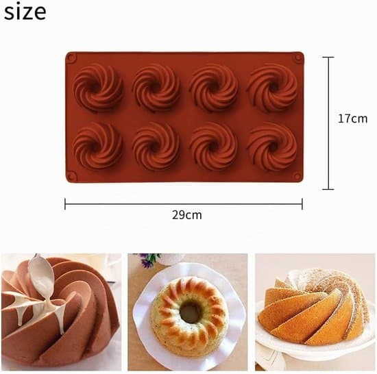 Bageform - Sæt med 2 - Muffins, kage og mere – Non-stick