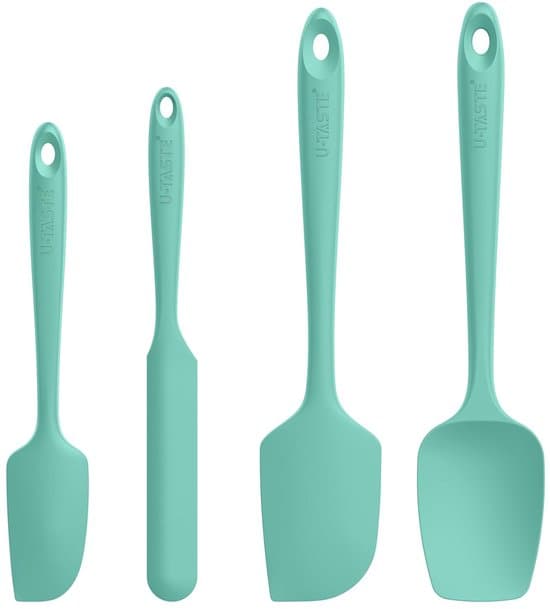 Silikonspatelset - värmebeständigt - 4-i-1-set