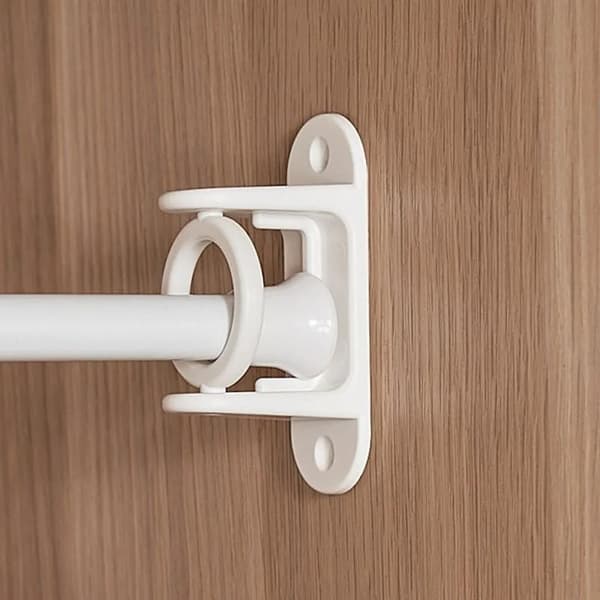 360° roterande gardinstångsfäste, 2-pack