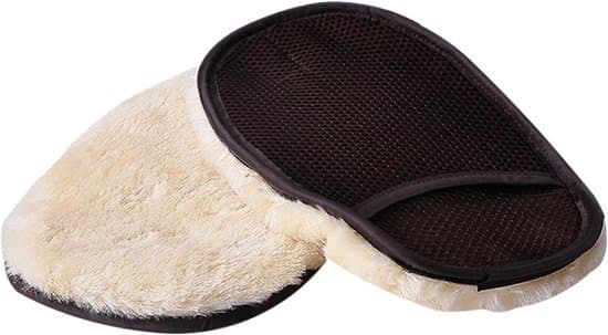 Tvätthandske - 2-pack biltvättsvantar (dubbelsidiga), Syntetull, För bilunderhåll