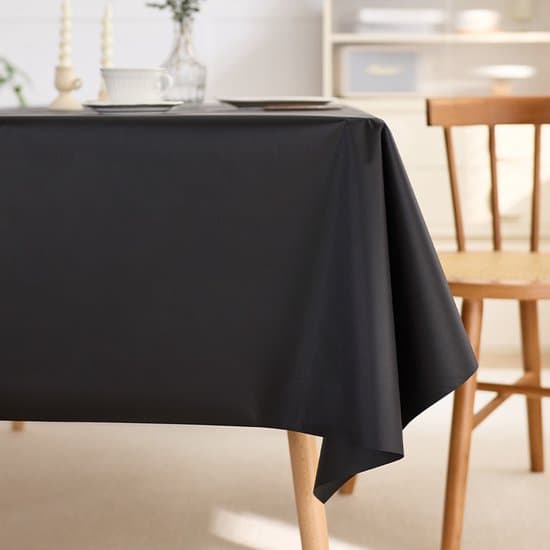 140x220cm Vattentät Rektangulär Duk - Reptålig - Svart