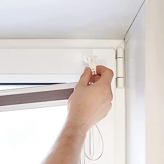 20 mm plisseret persienne tilbehørssæt - 4 sæt, 40 installationstilbehør pr. sæt