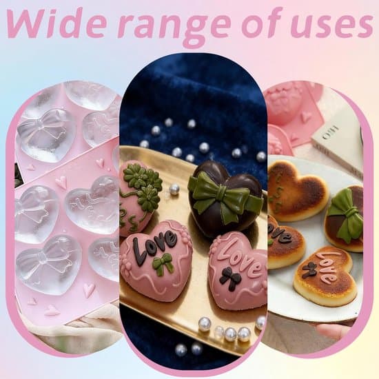 Hjerteformede chokoladeforme, 3D hjerteformede silikoneforme til chokolade, kage, gelé, budding, håndlavet sæbe