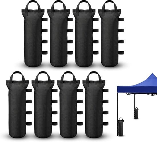 8-pack 600D Oxfordtyg Partytält Sandbag Viktpåsar