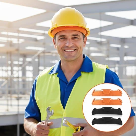 Skyddande Hjälmsvettband - Hjälmfoder - Svettabsorberande - Tvättbart Material - 4 delar - Orange Svart