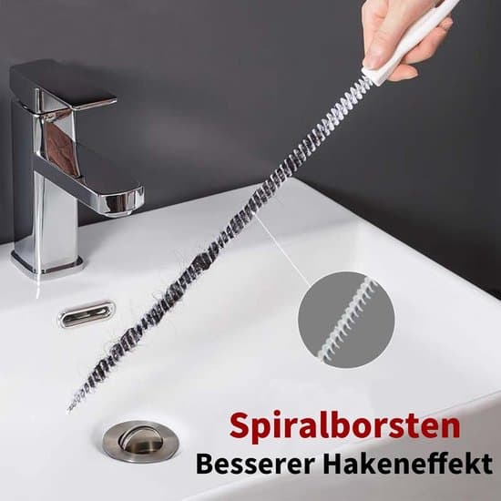 3-pak 60 cm vask/afløbsrenser med fjeder