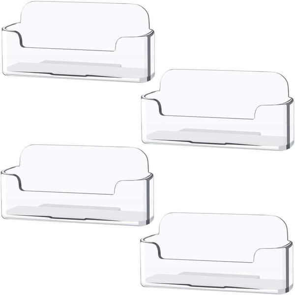 10-pack transparenta visitkortsfickor